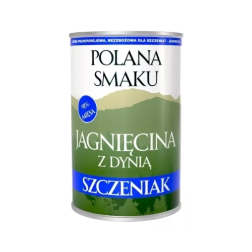 POLANA SMAKU Jagnięcina z dynią - karma mokra dla szczeniąt - 400 g.png