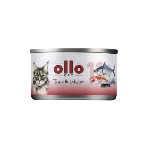 OLLO CAT nr 11 Tuńczyk i homar w sosie własnym - karma mokra dla kotów - 70 g  (1).png
