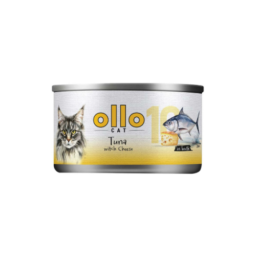 OLLO CAT nr 10 Tuńczyk z serem w sosie własnym - karma mokra dla kotów - 70 g (1).png