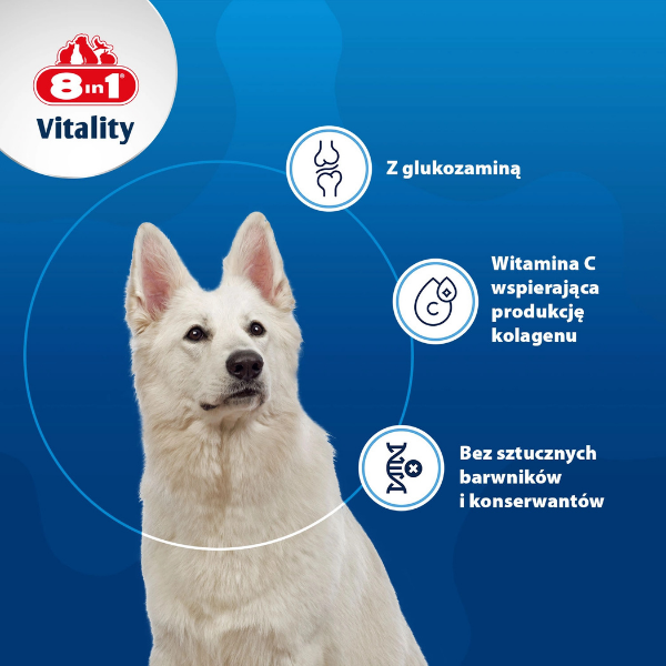 8in1 Vitality Glukozamina dla psów stawy i aktywność - 55 tabletek (7).png