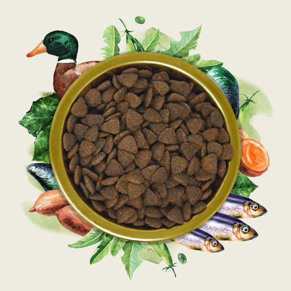 EDEN GOURMET Kaczka i śledź - karma sucha dla psów (3).png
