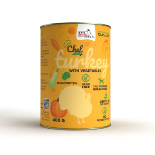 SYTA MICHA Indyk z warzywami - karma mokra dla psa - 400 g.png