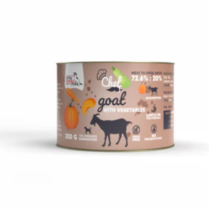 SYTA MICHA Koza z warzywami - karma mokra dla psów małych ras - 200 g 