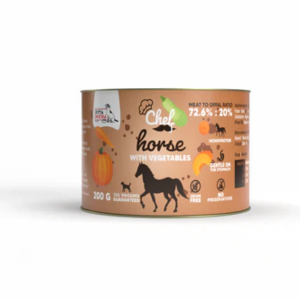 SYTA MICHA Konina z warzywami - karma mokra dla psów małych ras - 200 g