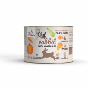 SYTA MICHA Królik z warzywami - karma mokra dla psów małych ras - 200 g