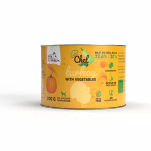 SYTA MICHA Indyk z warzywami - karma mokra dla psów małych ras  -  200 g