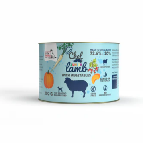 SYTA MICHA JUNIOR Jagnięcina z warzywami - karma mokra dla szczeniąt małych ras - 200 g.png