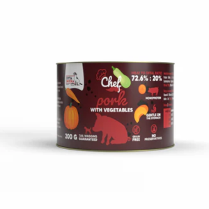 SYTA MICHA Wieprzowina z warzywami - karma mokra dla psów małych ras - 200 g 