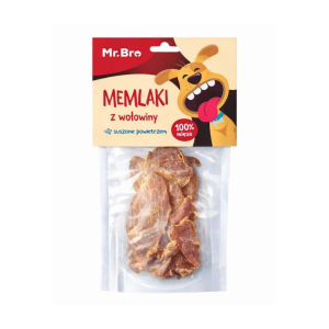 MR BRO Memlaki z wołowiny - przysmaki suszone powietrzem dla psów - 150 g