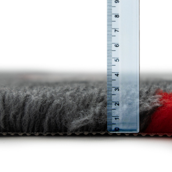 DRY BED Legowisko antypoślizgowe dla psów -  szare kury  (6).png