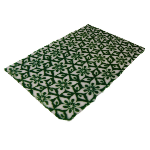 DRY BED Legowisko antypoślizgowe dla psów -  floral biało - zielony (2).png