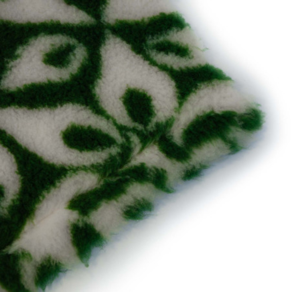 DRY BED Legowisko antypoślizgowe dla psów -  floral biało - zielony (4).png