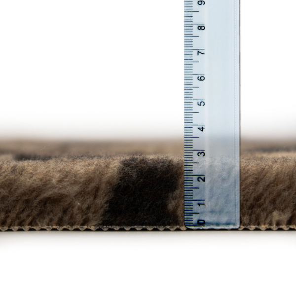 DRY BED Legowisko antypoślizgowe dla psów - kości i łapki - brązowe (6).png