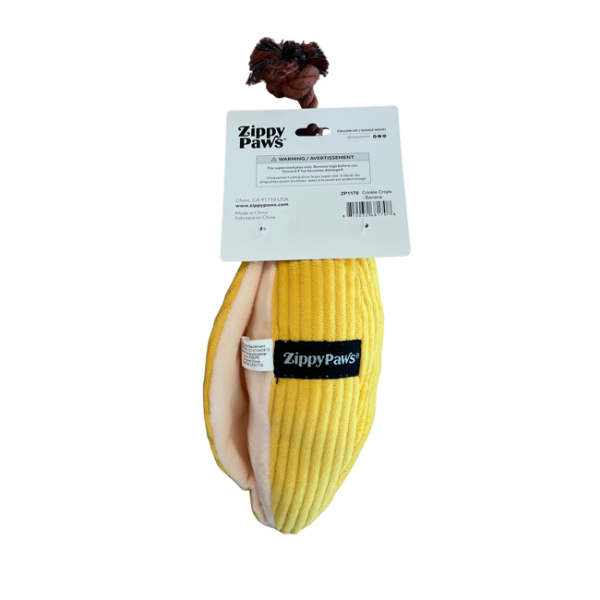 ZippyPaws Zabawka dla psa - Banan z liną.png