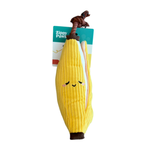 ZippyPaws Zabawka dla psa - Banan z liną  (2).png