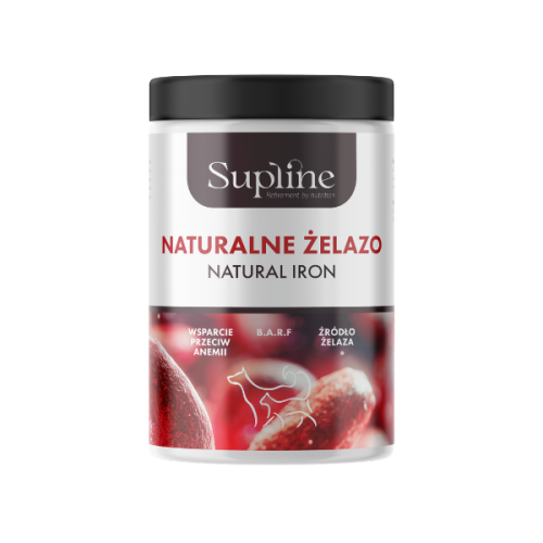 SUPLINE Naturalne żelazo (hemoglobina) dla psów i kotów - 200 g.png