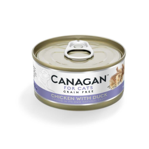 CANAGAN Kurczak z kaczką - karma mokra dla kotów - 75 g  (1).png