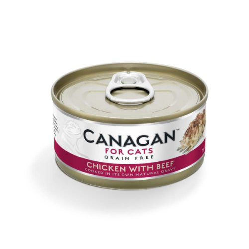 CANAGAN Kurczak z wołowiną - karma mokra dla kotów - 75 g  (1).png