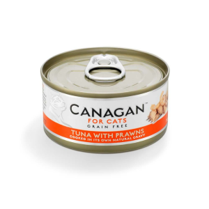 CANAGAN Tuńczyk z krewetkami - karma mokra dla kotów - 75 g
