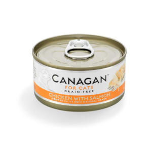 CANAGAN Kurczak z łososiem  - karma mokra dla kotów - 75 g  