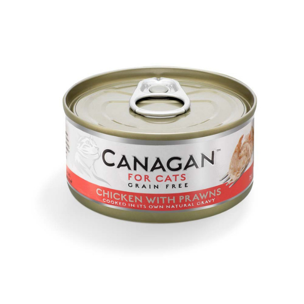 CANAGAN Kurczak z krewetkami - karma mokra dla kotów - 75 g (1).png