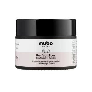 MUBO Perfect Eye Tear Stain Powder - Puder do usuwania plam i zacieków pod oczami psa i kota - 24 g