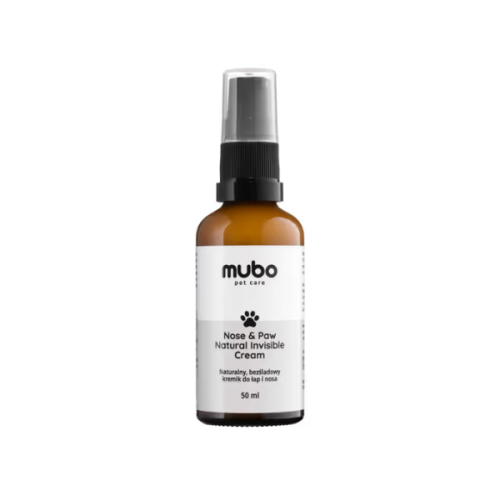 MUBO Nose &amp; Paw Natural Invisible Cream 50ml - Naturalny, bezśladowy kremik do łap i nosa psa i kota - 50 ml.png
