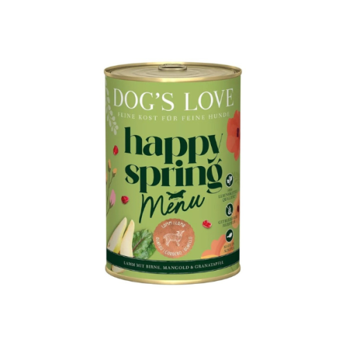 DOG'S LOVE Springs Menu Lamm - Jagnięcina z gruszką i botwinką dla psa - 400 g (1).png