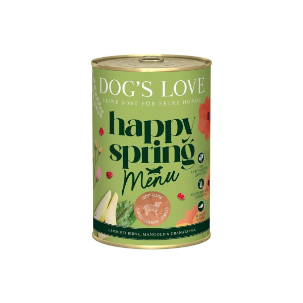 DOG'S LOVE Springs Menu Lamm - Jagnięcina z gruszką i botwinką dla psa - 400 g (1).png