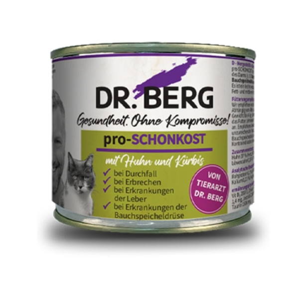 DR BERG PRO-SCHONKOST - Dietetyczna karma dla kotów z problemami żołądkowo-jelitowymi i biegunkami - 200 g (1).png