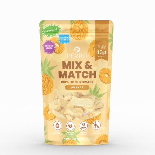 PERRO MIX &amp; MATCH ANANAS Przysmaki liofilizowane - 15 g