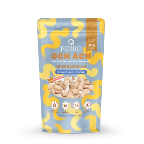 PERRO OCH ACH Wieprzowina Przysmaki liofilizowane - 40g