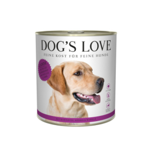 DOG’S LOVE Lamm - Jagnięcina z dynią, morelą i ziemniakami  - karma mokra dla psów 800 g.png