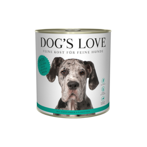 DOG'S LOVE Karma hipoalergiczna z kaczką dla psów - 800 g (1).png