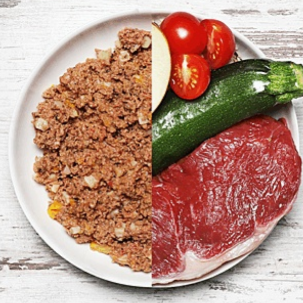 DOG'S LOVE BIO RIND - Ekologiczna wołowina z ryżem, cukinią i jabłkiem - karma mokra dla psów - 200 g.png