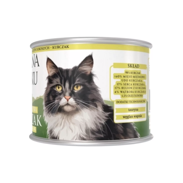 POLANA SMAKU KURCZAK - karma mokra dla kotów - 200 g   (3).png