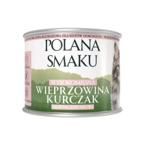 POLANA SMAKU Wieprzowina i kurczak - karma mokra dla kotów - 200 g (1).png