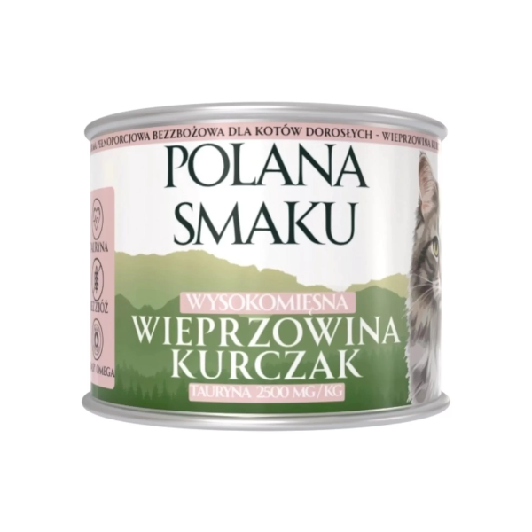 POLANA SMAKU Wieprzowina i kurczak - karma mokra dla kotów - 200 g (1).png