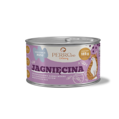 PERRO Karma mokra dla kotów - jagnięcina - 185 g.png
