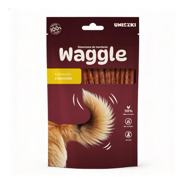 UNISZKI Waggle - kabanosiki z kurczaka dla psów - 60 g   (1).png