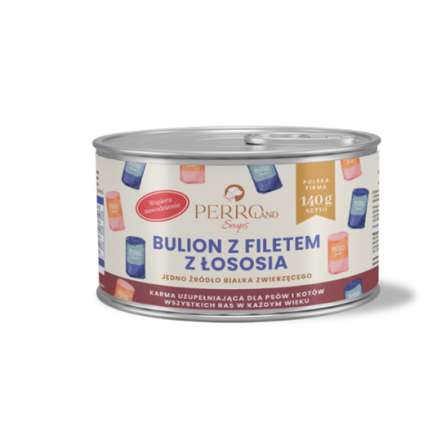 PERRO SOUPS Bulion z filetem z łososia dla psa i kota - 140 g   (1).png