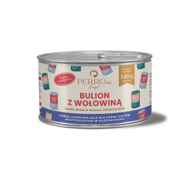 PERRO SOUPS Bulion z wołowiną dla psa i kota - 140 g  (1).png