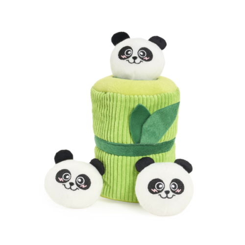 ZippyPaws Pluszowa norka Panda w bambusie - zabawka dla psa.png