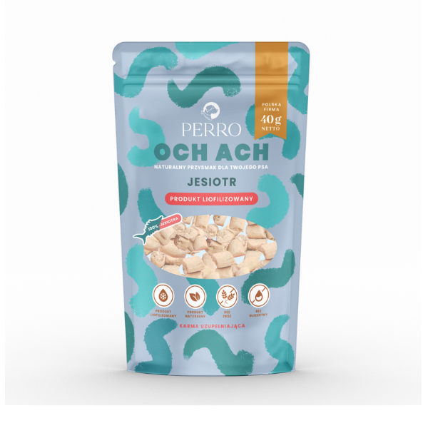 PERRO OCH ACH Jesiotr Przysmaki liofilizowane - 40 g (1).png