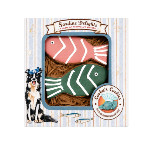 Cooka's Cookies SARDINE DELIGHTS – Naturalne ciasteczka dla psa z indykiem i sardynkami dla psów (1).png