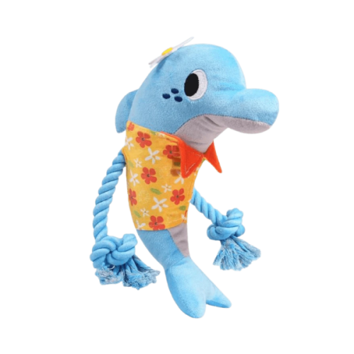 HUGSMART Beach Daze – Dolphin – Delfin z linowymi płetwami (1).png