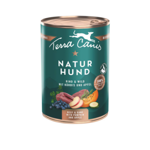Terra Canis Naturhund - Wołowina z dziczyzną - karma dla psów - 400 g.png