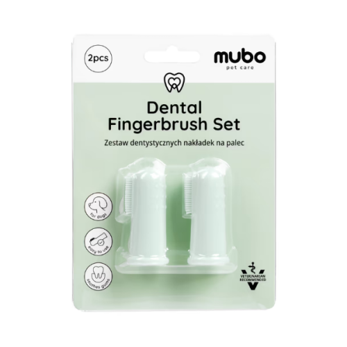 Mubo Dental Fingerbrush Set - Nakładki na palec do czyszczenia zębów psa, zestaw 2 szt (1).png
