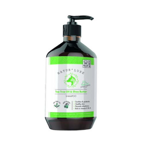 NATUR'LUXE Tea Tree Oil &amp; Shea Butter - szampon z olejkiem z drzewa herbacianego i masłem shea dla psów - 500 ml.png