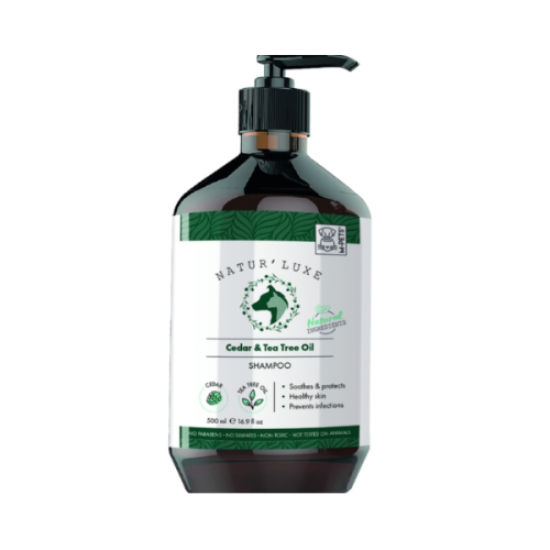 NATUR'LUXE Cedar and Tea Tree Oil - szampon z olejkiem cedrowym i olejkiem z drzewa herbacianego - 500 ml.png